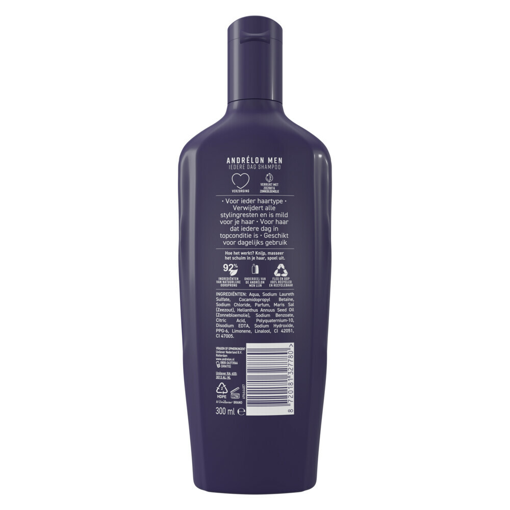 Andrelon Shampoo Iedere Dag For Men300 ml