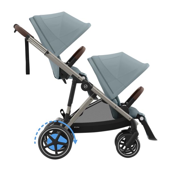 Cybex E-Gazelle S Duowagen - Taupe - Almond Beige / Beige