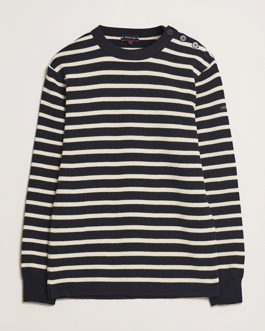 Armor-lux Fouesnant Classic Sweater Rich Navy/Nature