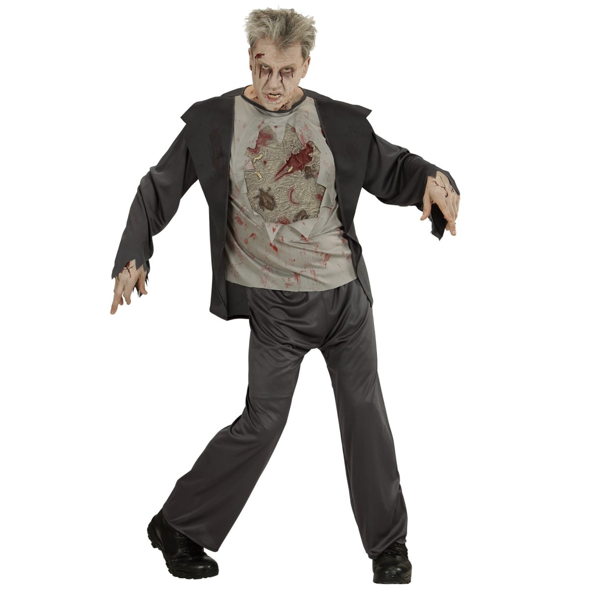 Halloween Kostuum Zwart Heren Zombie