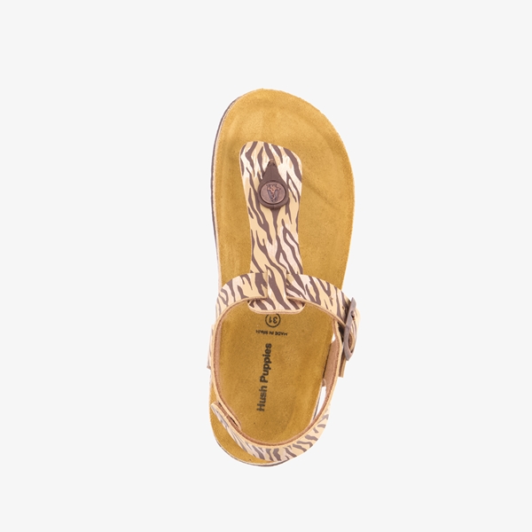 Hush Puppies meisjes bio sandalen zebraprint