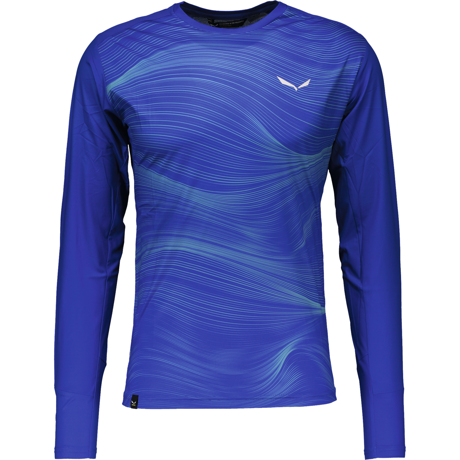 Salewa Herren-Langarmshirt Seceda Dry S, blau