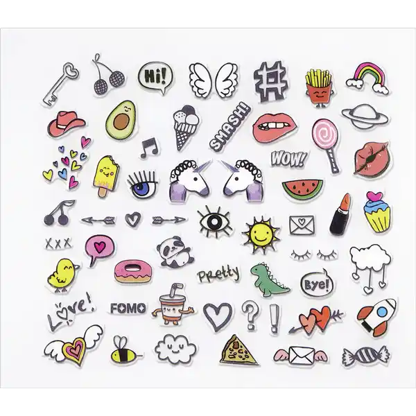 Happiness looks good on you! Nail sticker