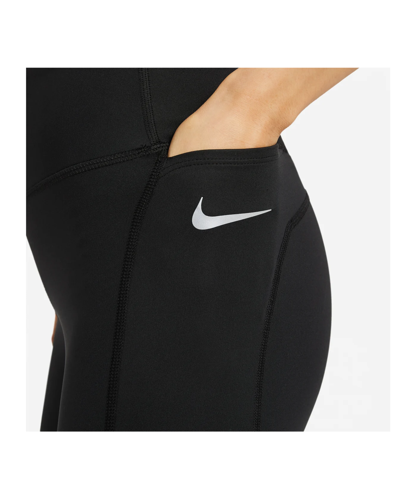 Nike Fast Leggings Running Damen Schwarz F010