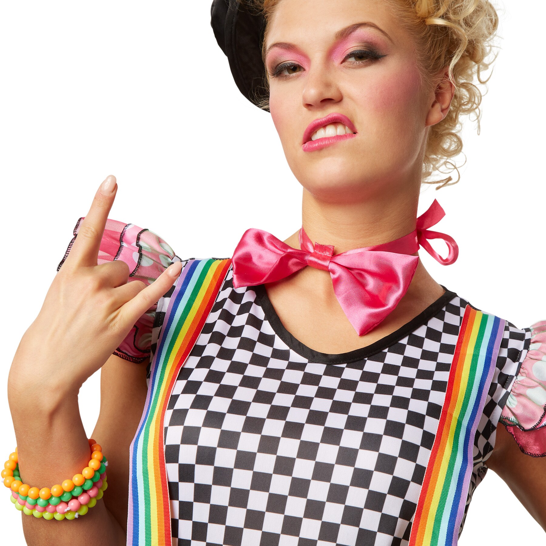 tectake® Frauenkostüm Neon Clown