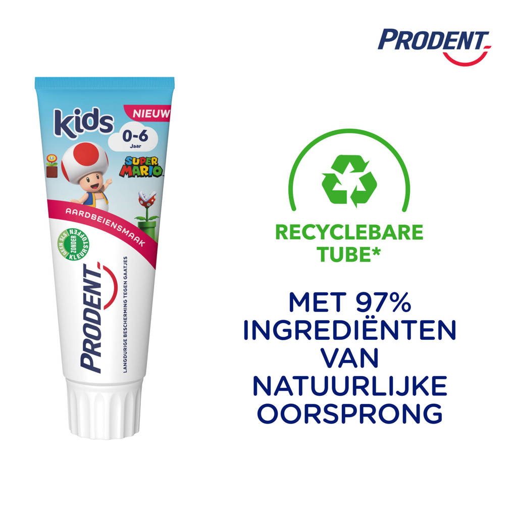 0-6 jaar Super Mario tandpasta - 12 x 75 ml