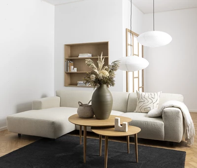 Siena venstrevendt sofa med chaiselong