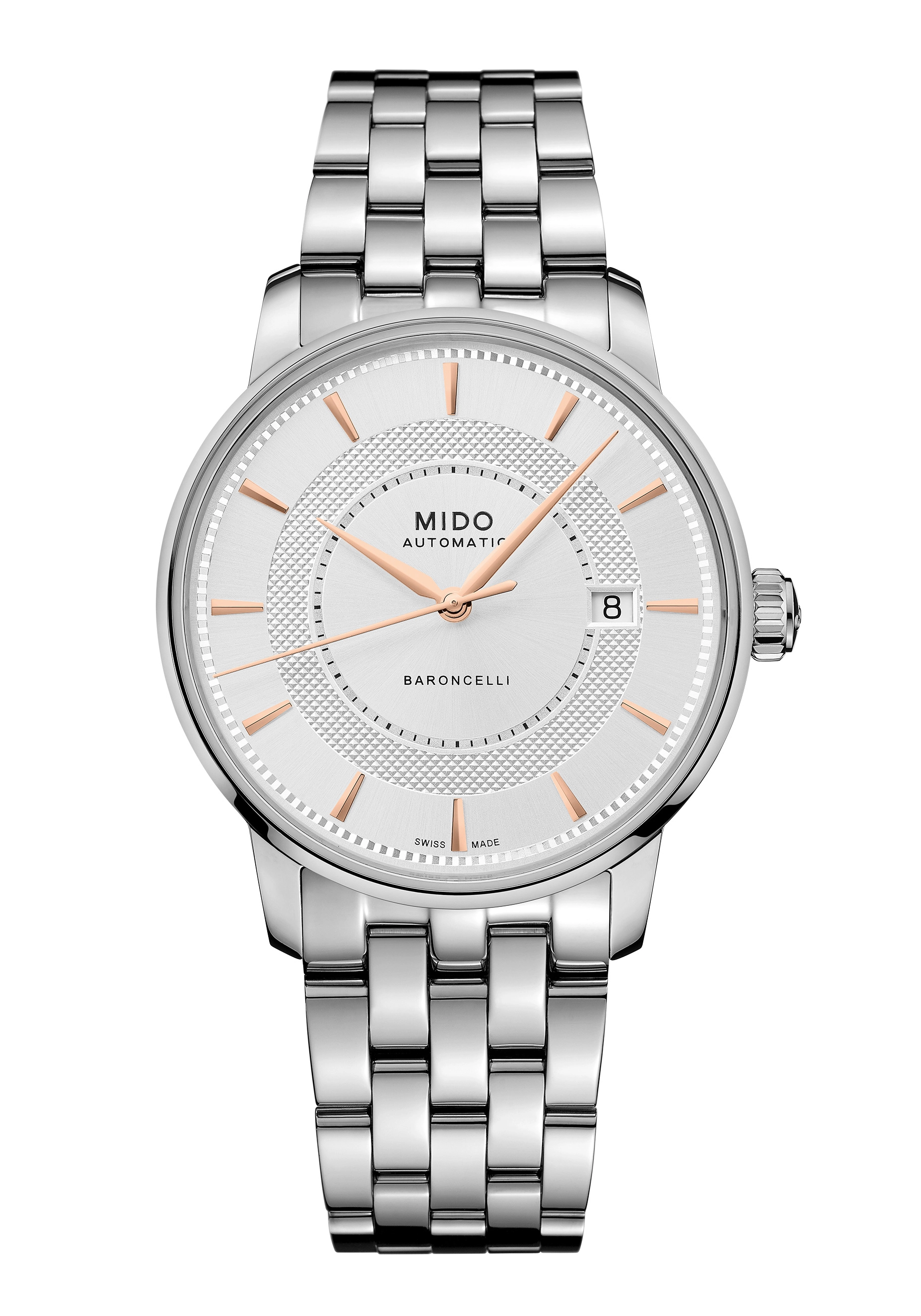 Mido Baroncelli Signature Herrenuhr Silber
