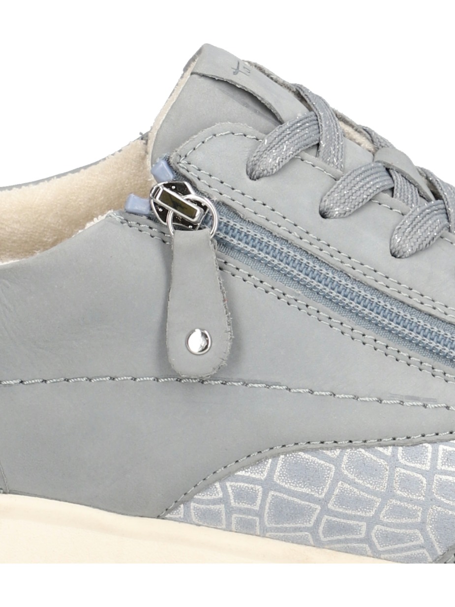 Lederkombination Sneaker