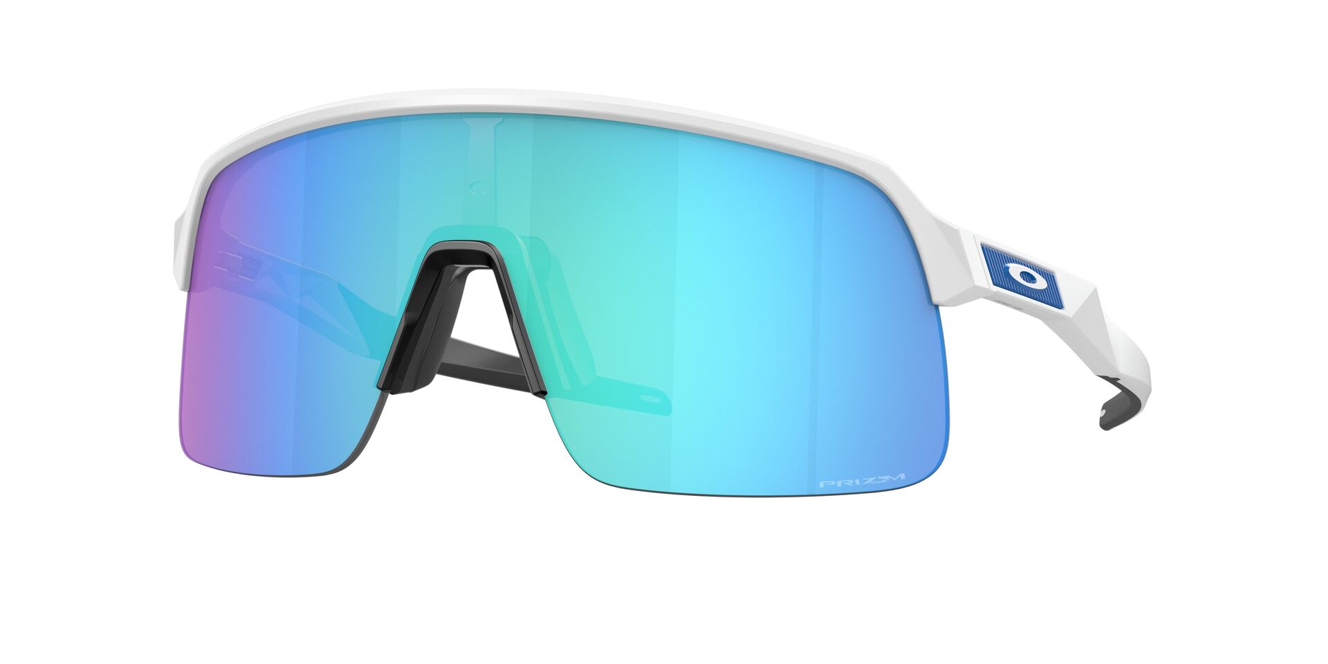 Oakley Sutro Lite Matte White w/Prizm Sapphire Gir syklister en modig og allsidig stil som passer både på og av sykkelen
