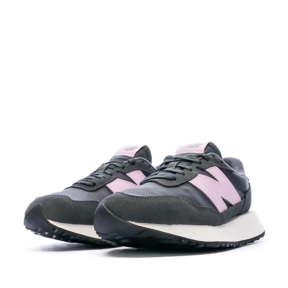 New Balance WS237 Baskets Grise/Violet Femme New Balance
