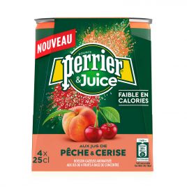 Perrier Perzik en kers verfrissend drankje