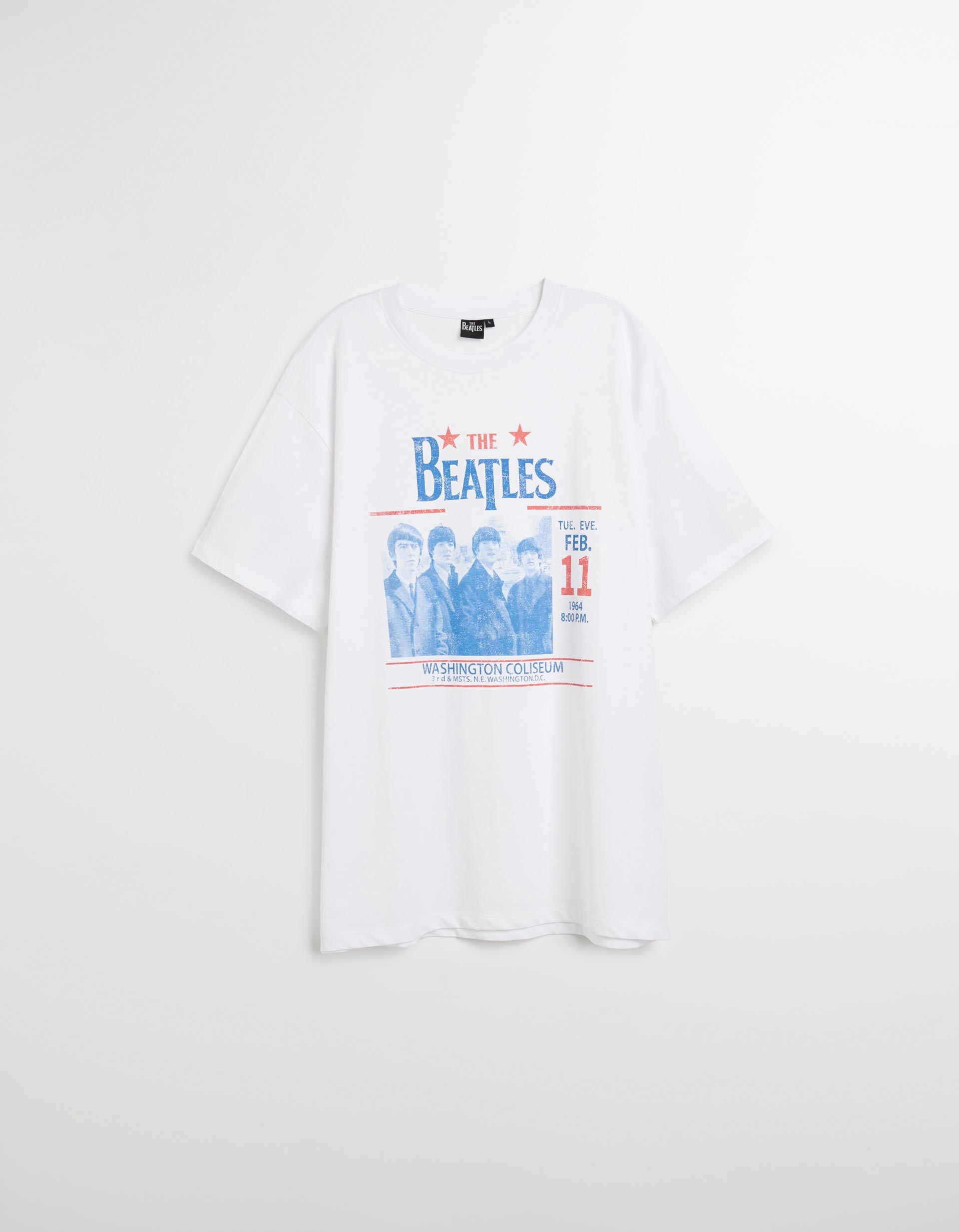 T-shirt 'The Beatles', Homem, Branco