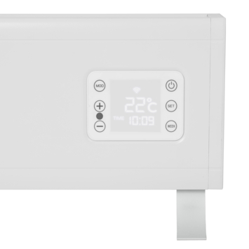 Eurom convectorkachel Alutherm Plint 1000 wit met Wifi