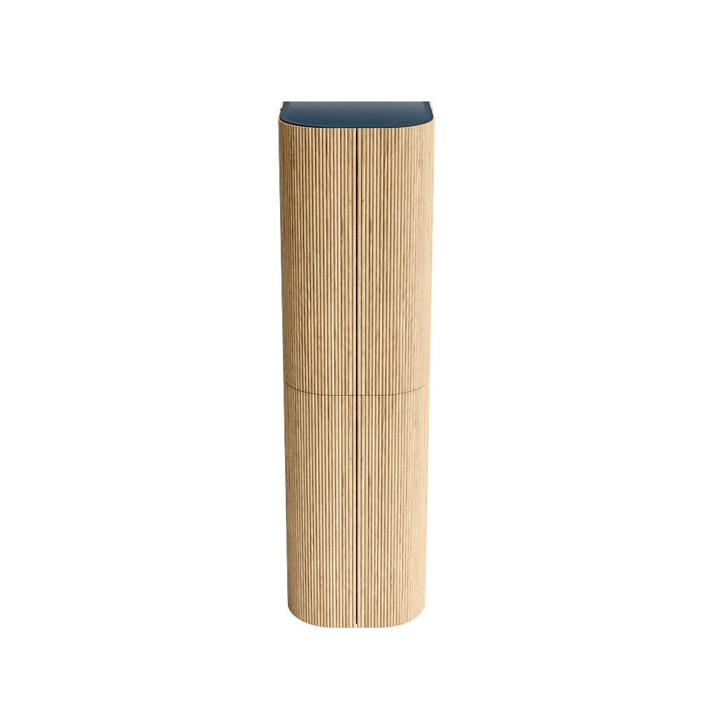 Mondiaz Kurve kolomkast met 4 deuren 45x37.5x160cm eiken