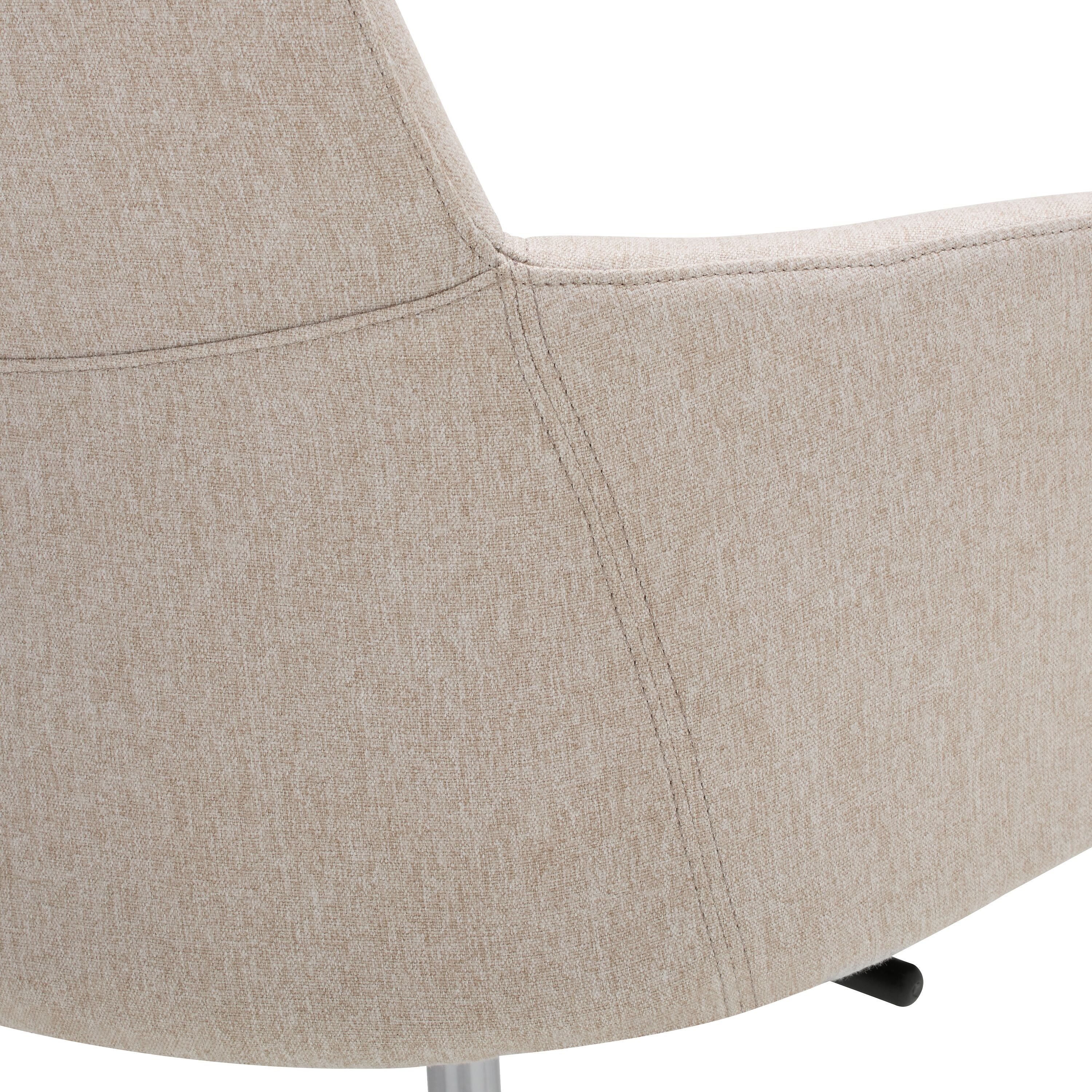 KNIGHT Bürostuhl - Beige / B: 62.5 cm x T: 62.0 cm x H: 92.0 cm