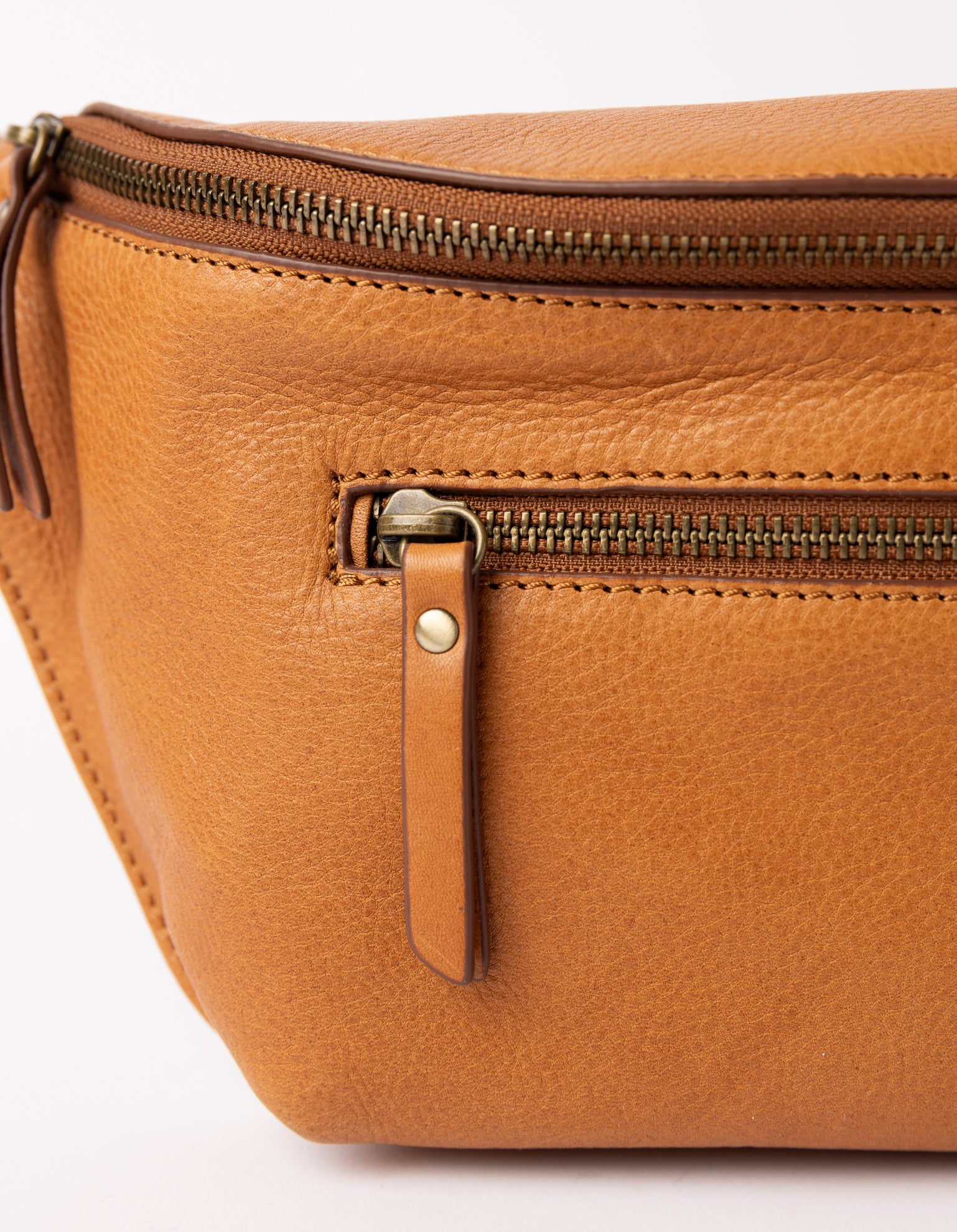 Drew Bum Bag - Wild Oak Soft Grain Leather