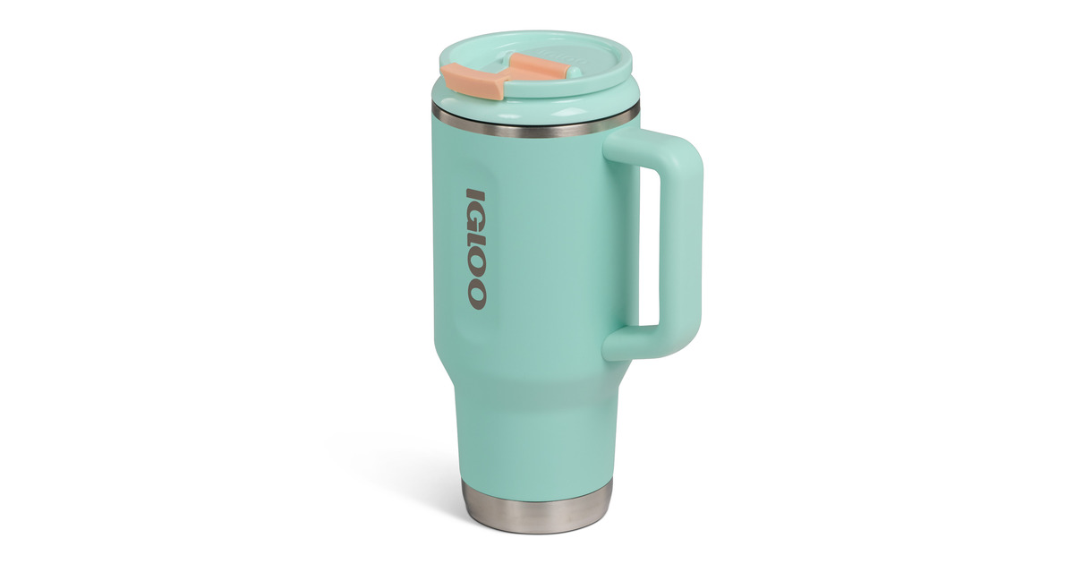 IglooFlip ‘n’ Sip Travel Mug 32 oz, 0,95 liter drinkfles  (Lichtgroen)