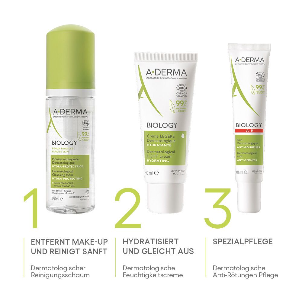 A-DERMA BIOLOGY Reinigungsschaum