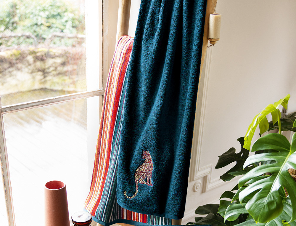 Linge de bain brodé-Nouvel eden