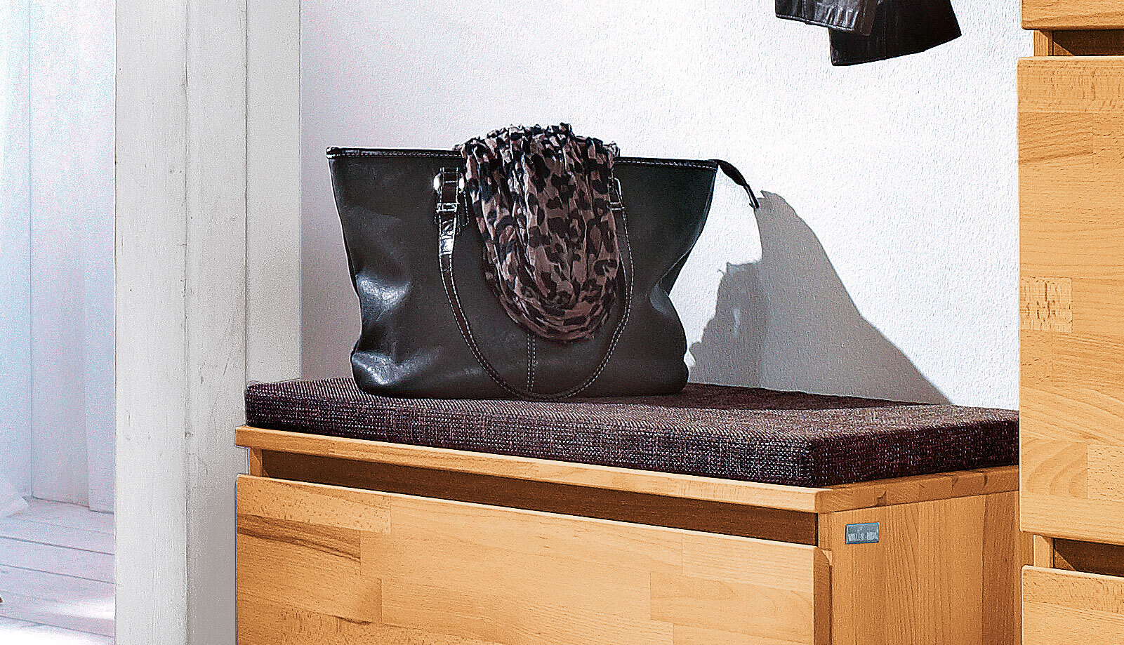 VALMONDO Sitzkissen POUR Braun 79 x 38 cm