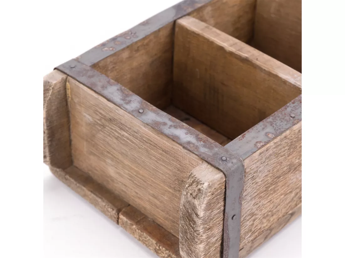 CAISSE EN BOIS Brique Bois massif, forme de brique