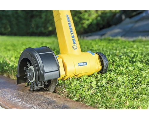 GLORIA Cut&Brush 2-in-1 gazonkantentrimmer - voor MultiBrush speedcontrol (230V) en MultiBrush li-on (accu)