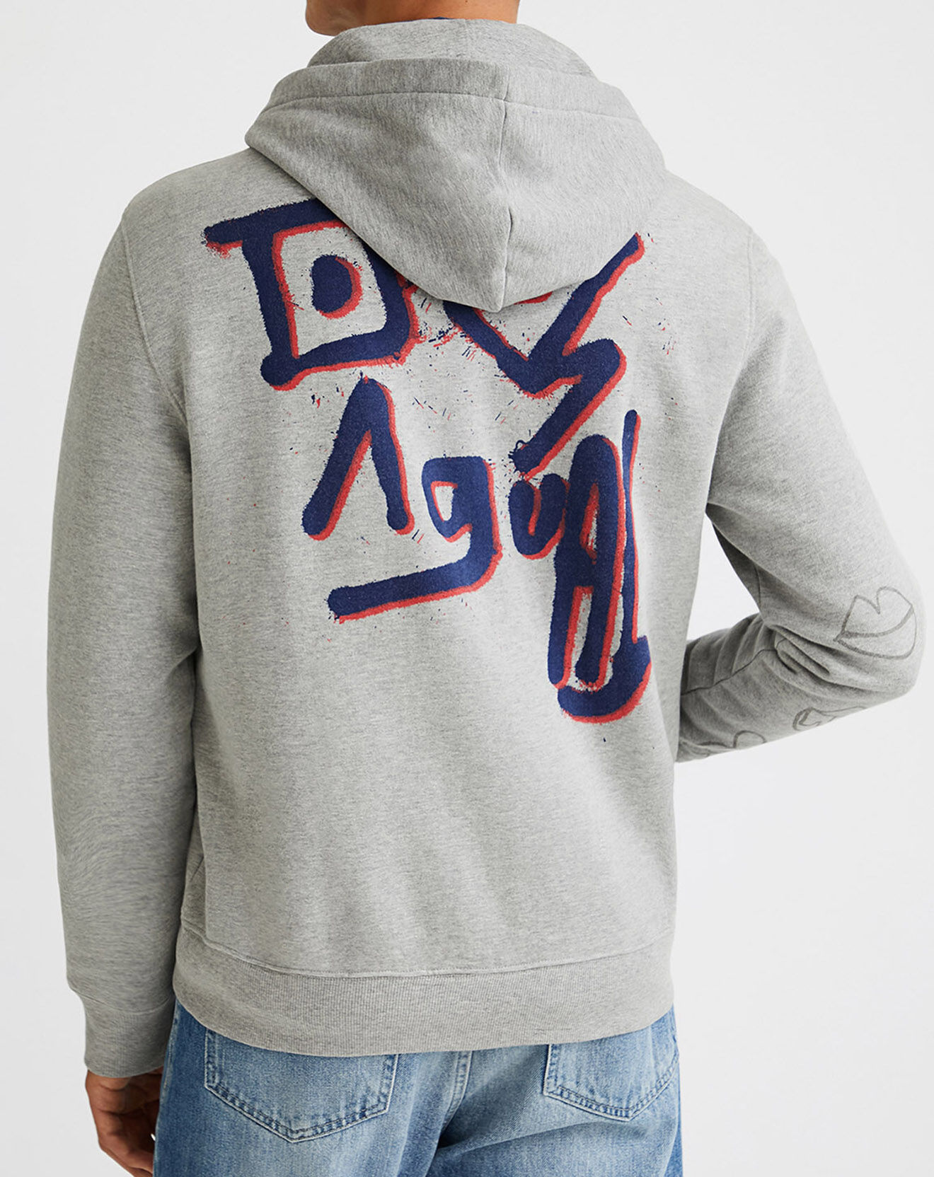 Desigual Sweat Ryan gris clair
