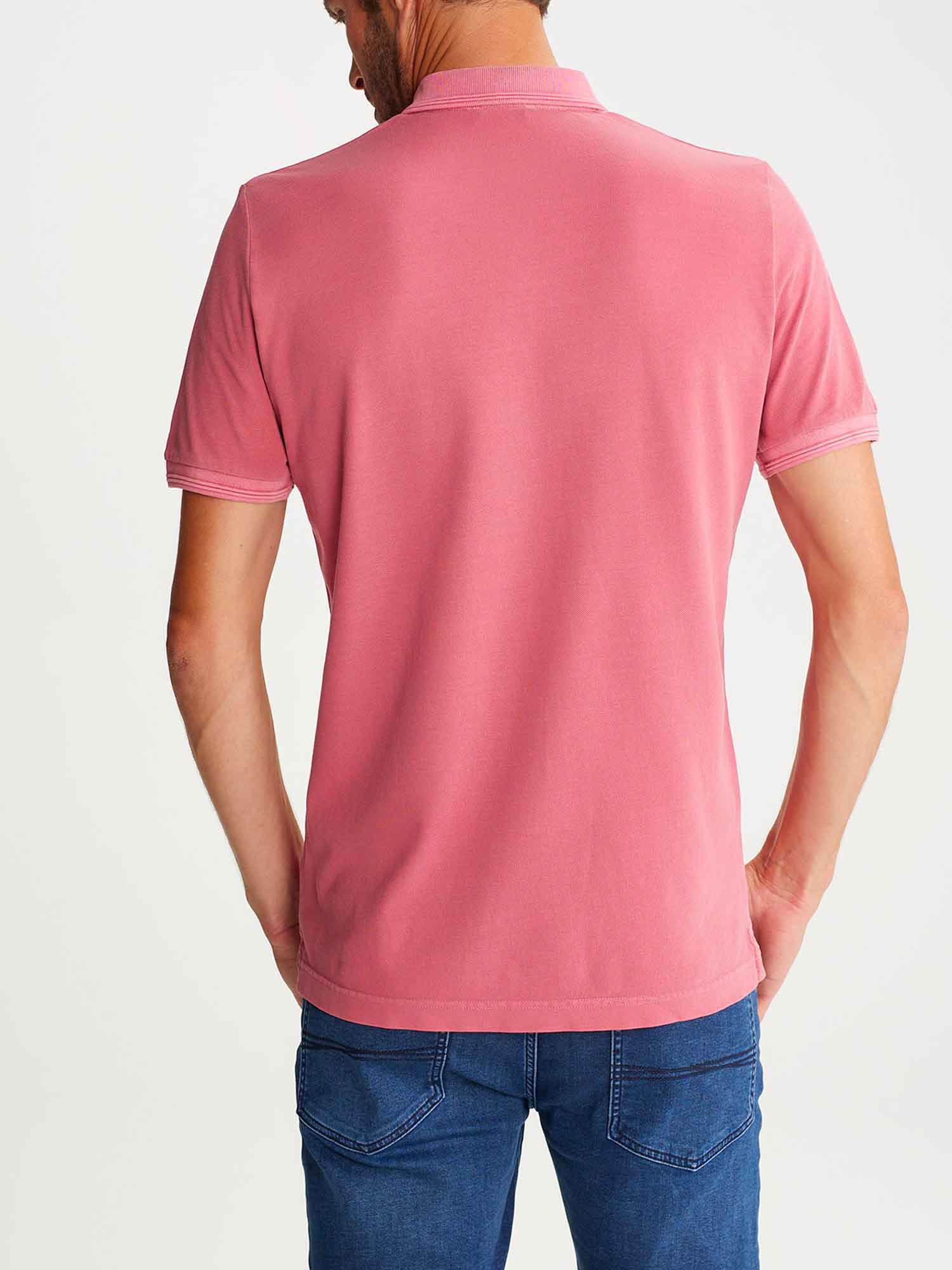 Polo Homme Manches Courtes Rose
