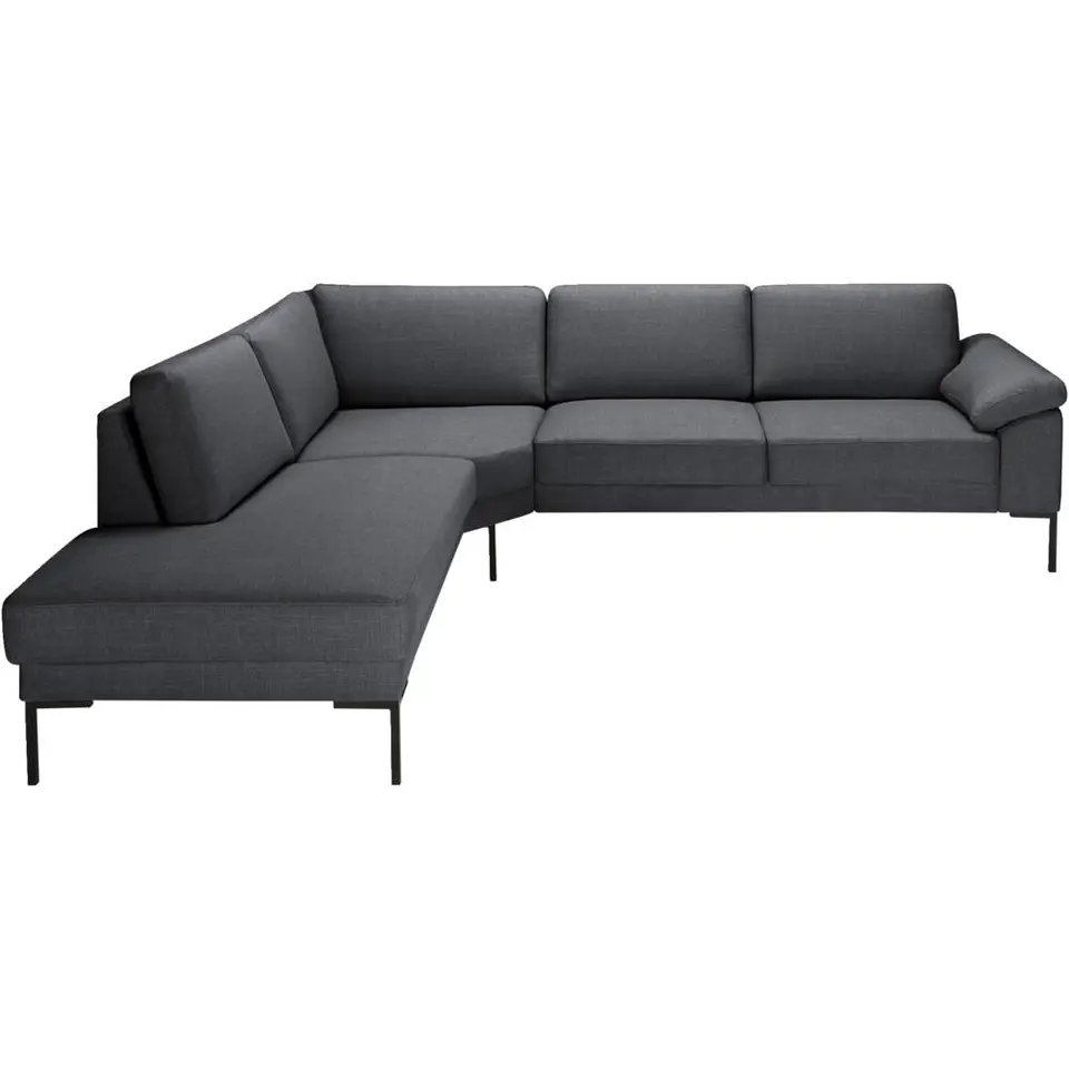 Hoekbank Tom links - Basel - antraciet