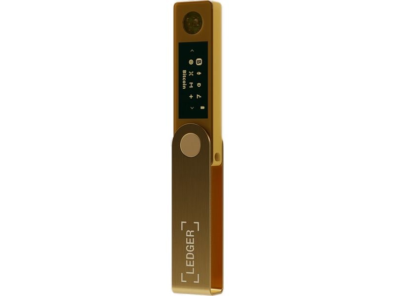 Ledger Nano X Gold Crypto-Hardware-Wallet mit Bluetooth zum Kaufen, Verwalten und Vermehren digitaler Vermögenswerte