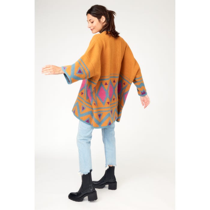 Veritas-Poncho ikat