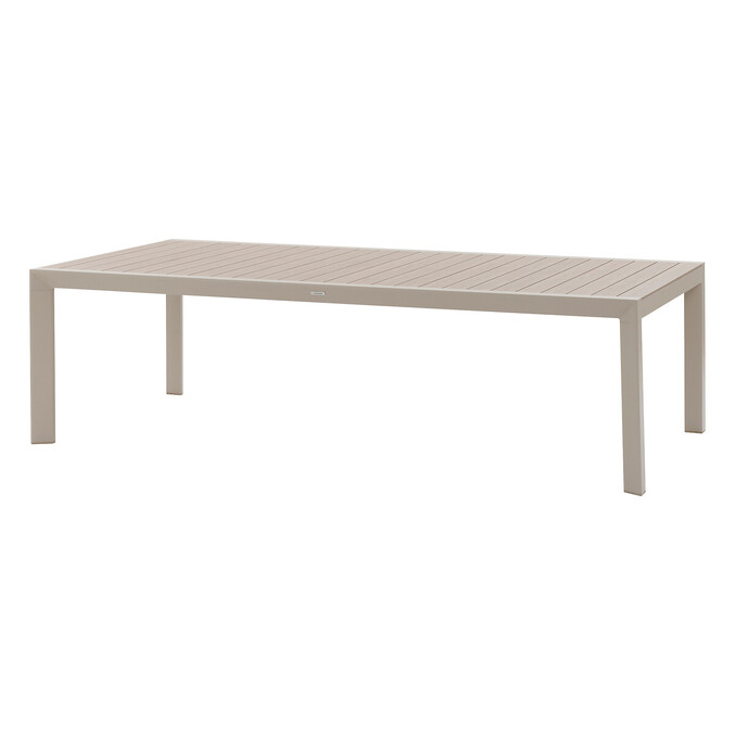 Ensemble table de jardin ÉVASION + 12 fauteuils AXANT Lin & Argile