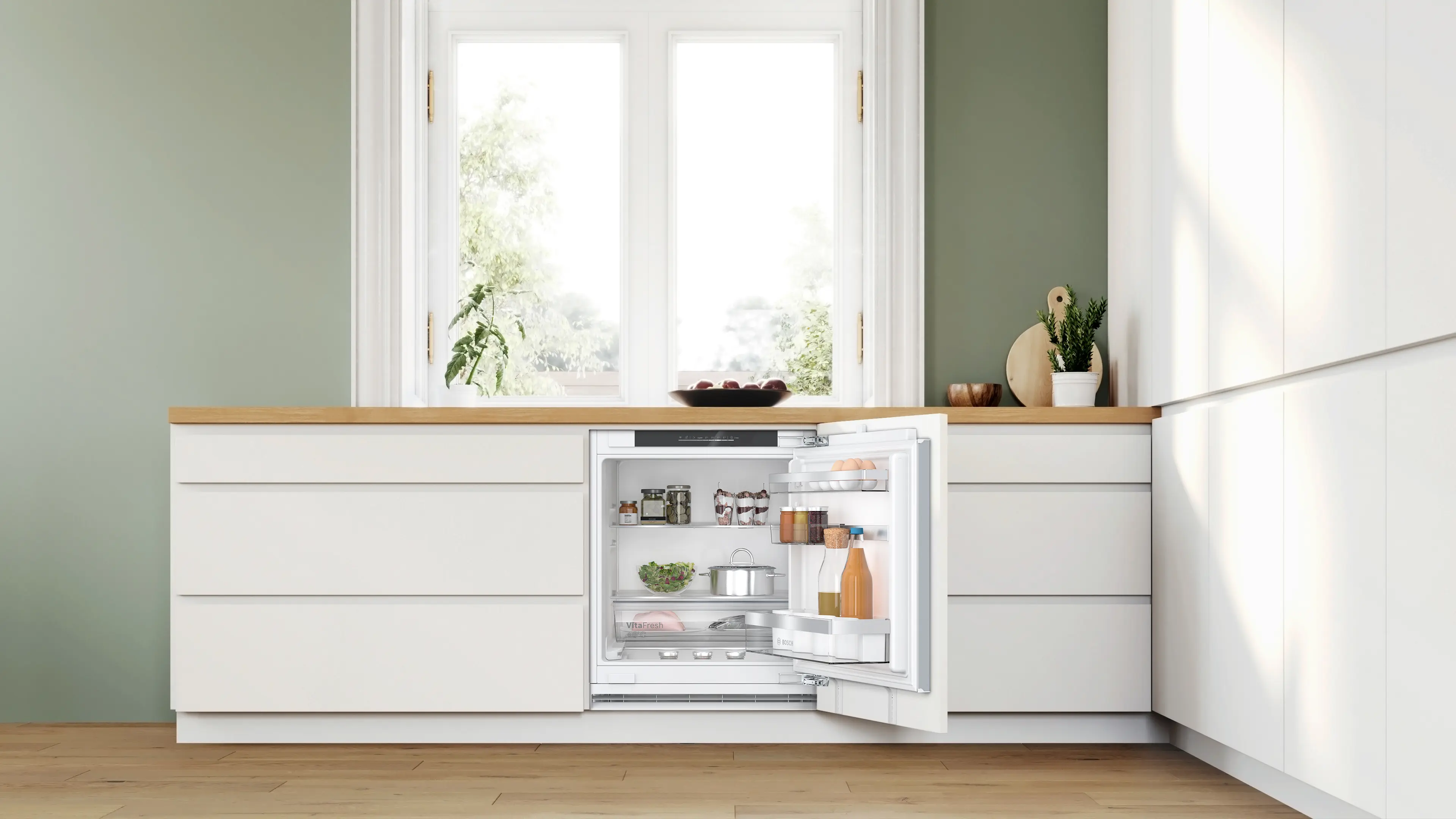 Serie 6 Onderbouw koelkast 82 x 59.8 cm Vlakscharnier met SoftClose