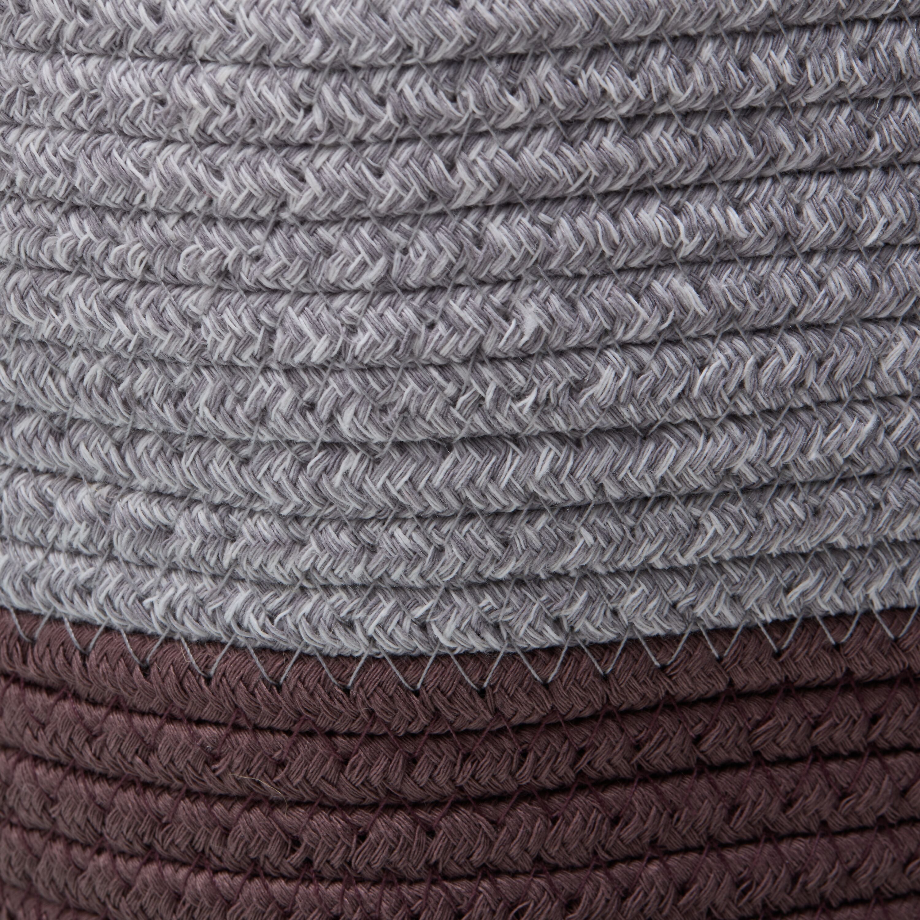 CLEA Korb taupe, grau 28x22x20 cm - Grau, Taupe / B: 22.0 cm x T: 28.0 cm x H: 20.0 cm