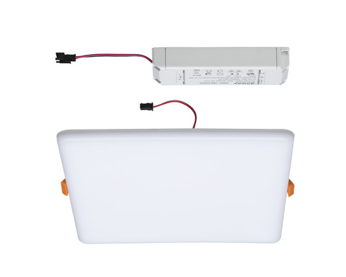LED inbouwpaneel IP44 3-staps dimbaar 21W 2400 lm 3000K 21,5x21,5 cm Inbouwdiameter 4,5-19 cm Veluna VariFit satijn 230V