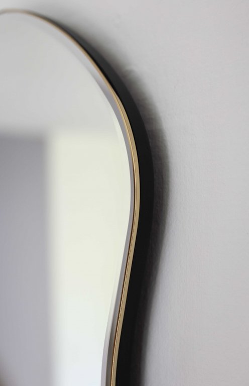 Ferm Living Pond spiegel organisch large brass