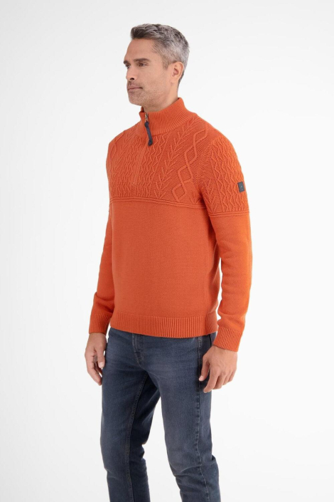 Lerros oranje heren trui