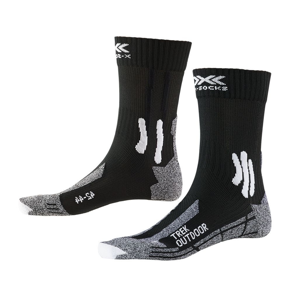 X-Socks TREK OUTDOOR - Chaussettes noir/gris