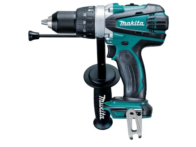 Makita DHP458Z - Hammerbor/skruemaskine - ledningfri - 2-hastigheders - nøgleløs borepatron - 91 N·m - intet batteri - 18 V