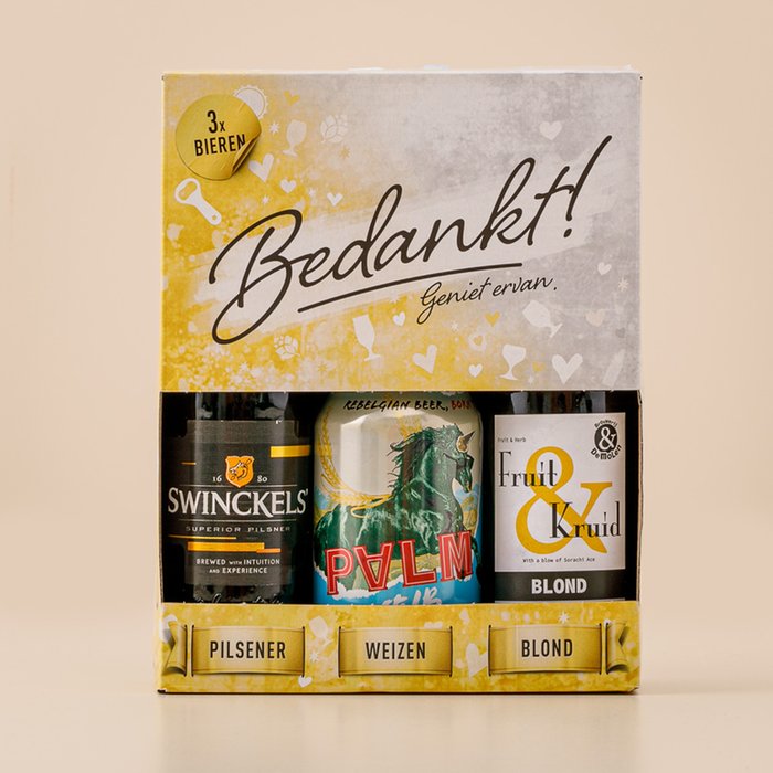 Bedankt | Bierpakket | 3 x 33 cl