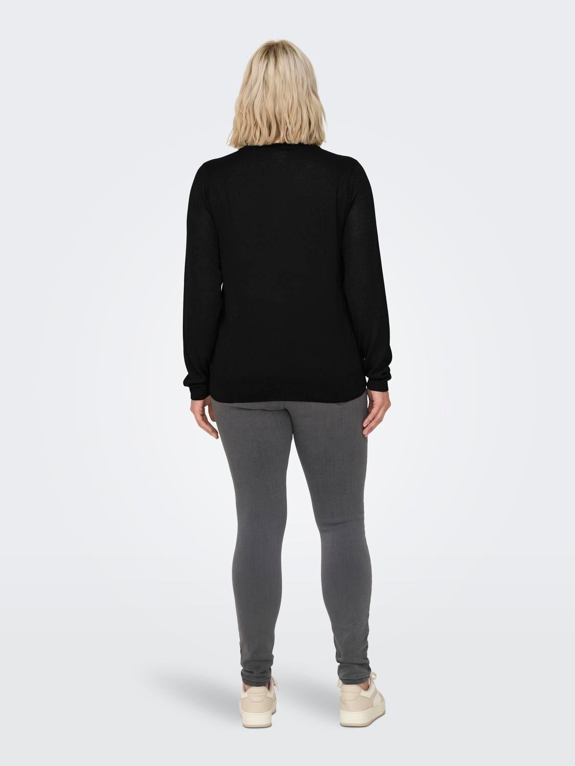 CARMELLA Strickpullover Black