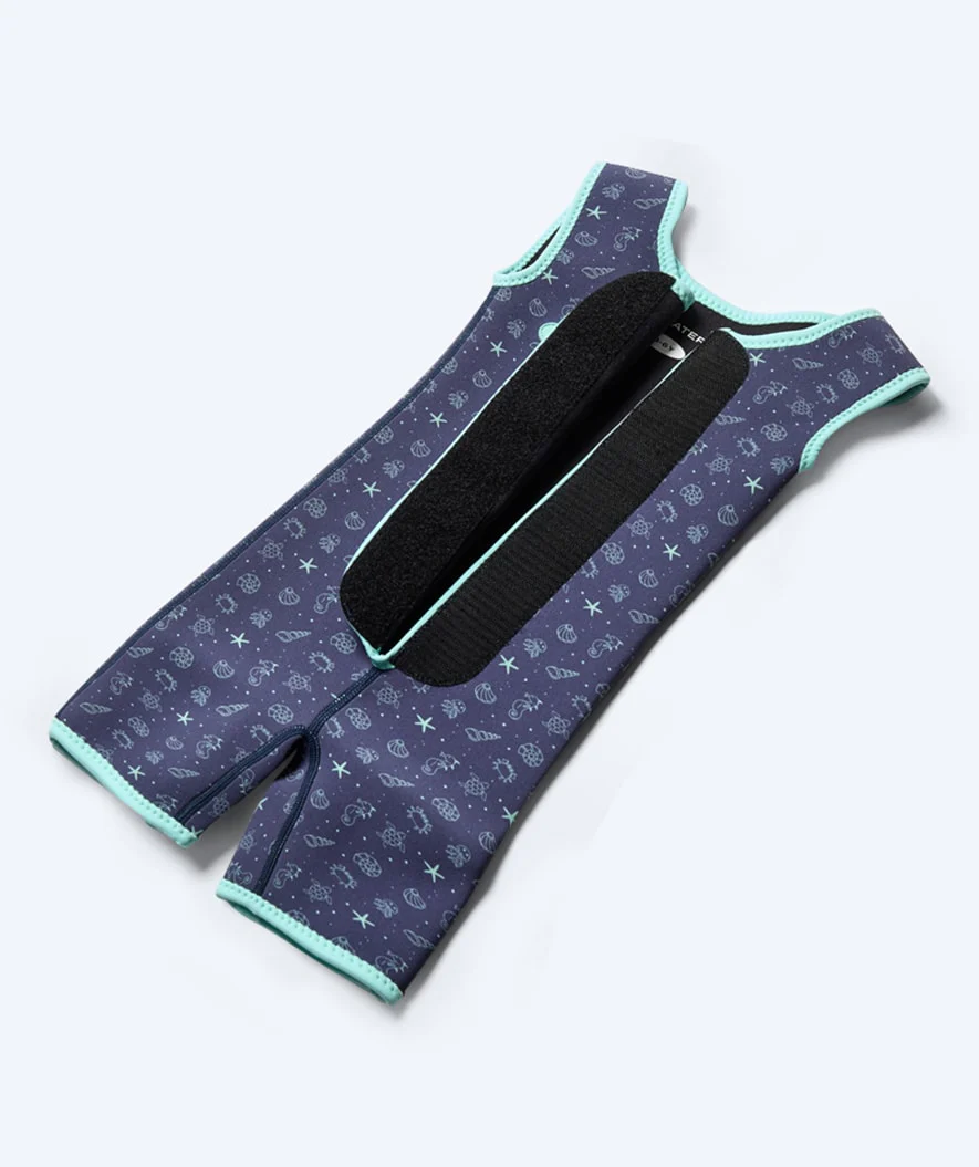 Watery våddragt til børn - Baia Shorty - Atlantic Turquoise