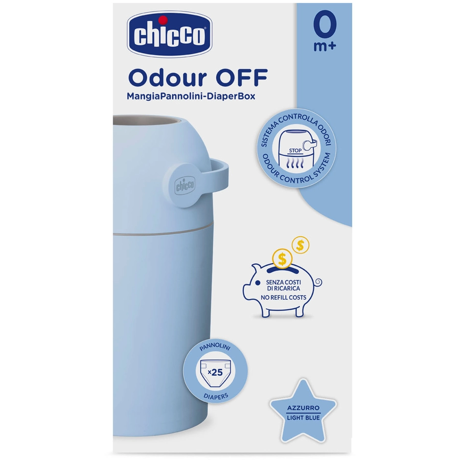 chicco Windeleimer Odour Off blau
