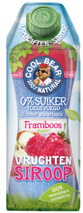 Cool Bear Framboos Appel Vruchtensiroop 750ML