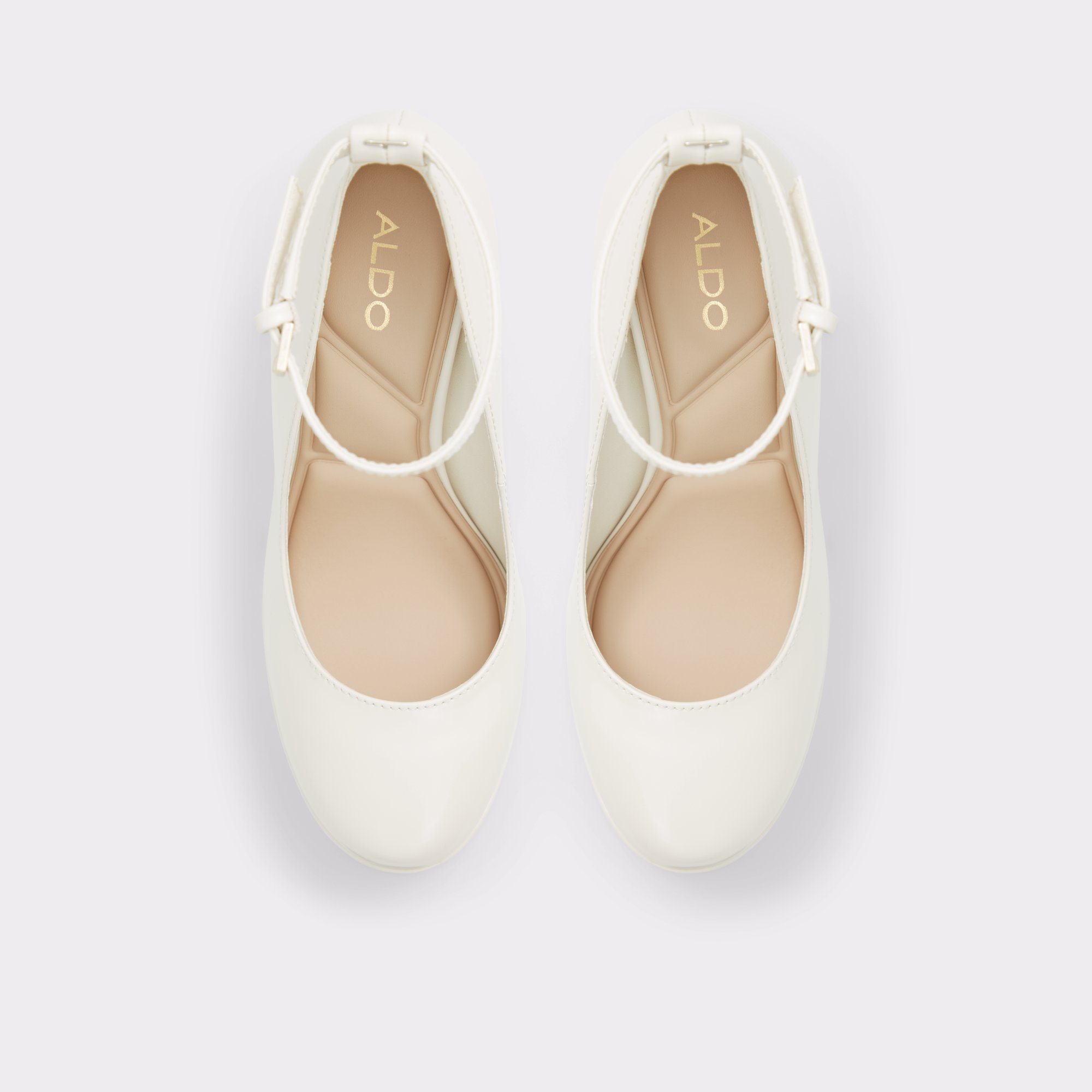 Fonda White Women Block Heels