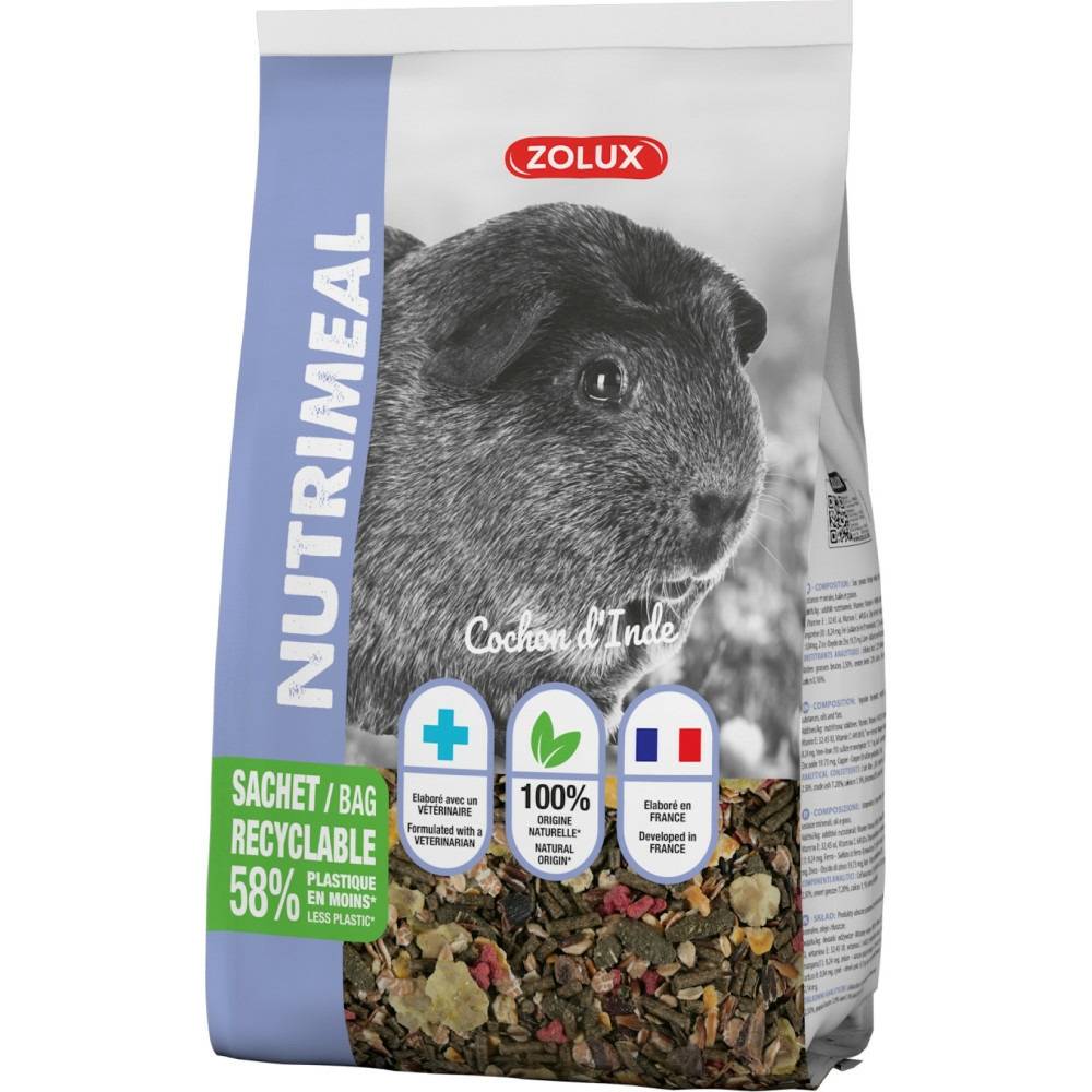 Granulés pour cochon d'inde nutrimeal 2.5kg