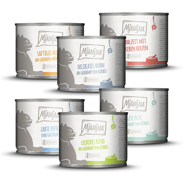 leckere Mahlzeiten Mixpaket III für deine Katze 6 x 200 g