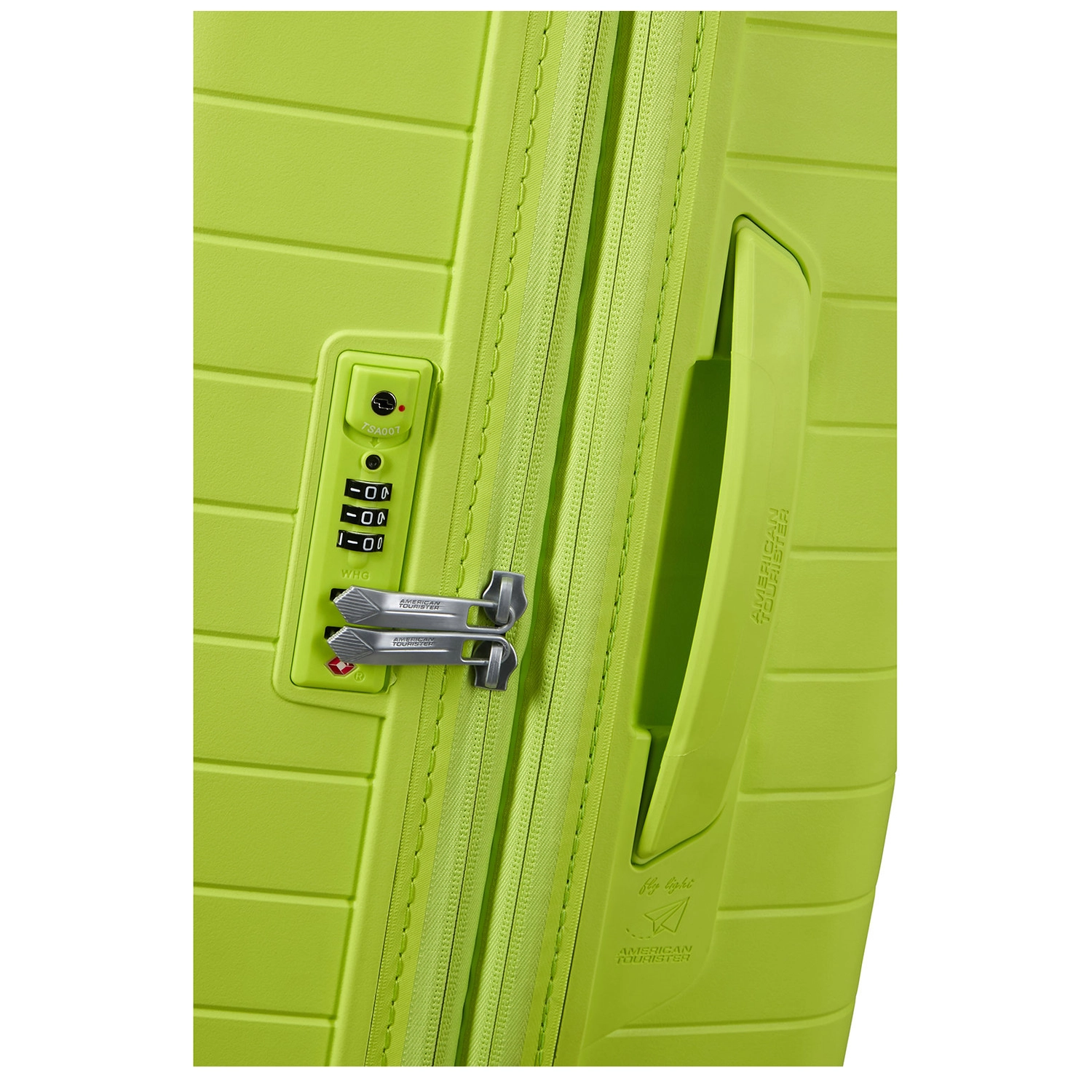 American Tourister Fastforward Spinner 55 EXP Neon Lime