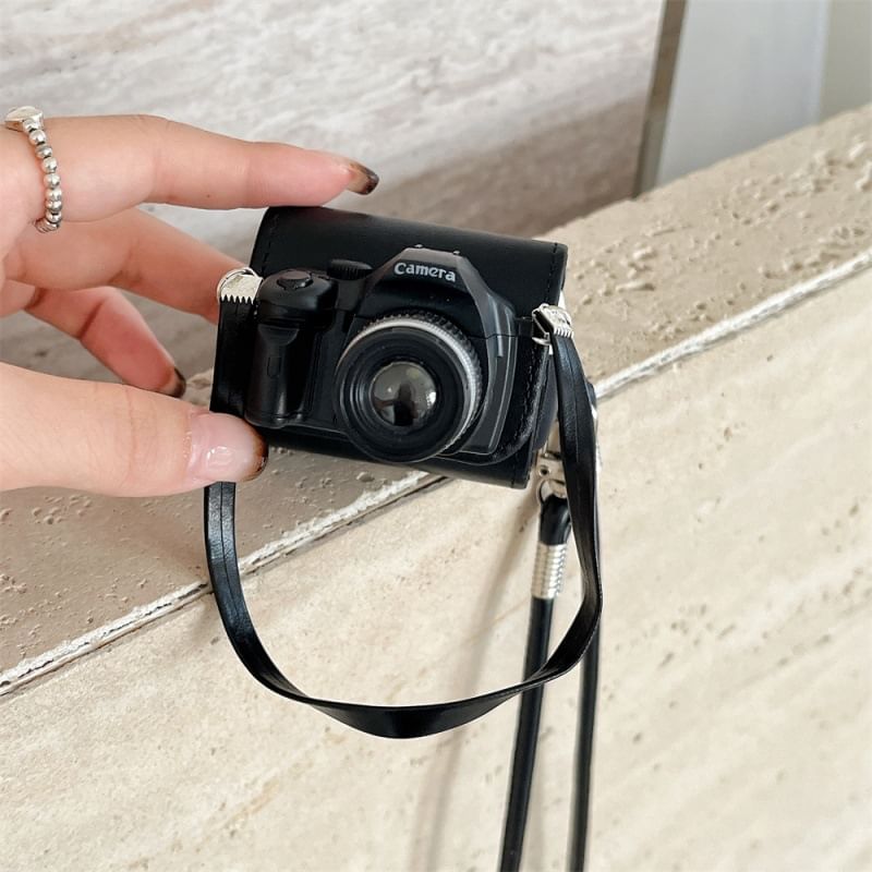 Edgin - Camera AirPods / Pro oortelefoonhoesje met koord